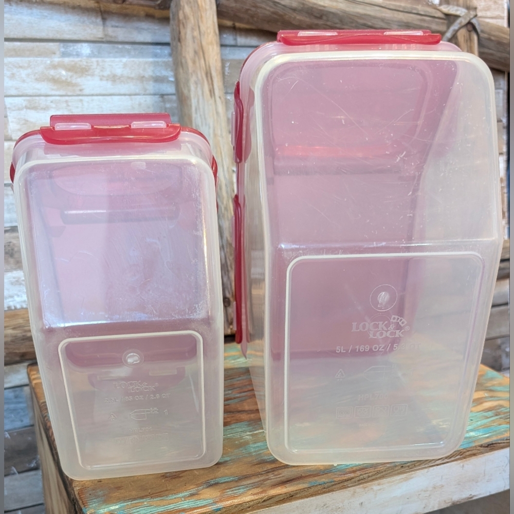 Lock And Lock Bundle Of 2 Storage Containers - Picture 15 of 15
